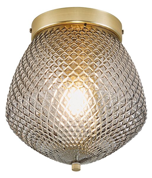 Plafoniera Nordlux, Orbiform, dimmerabile, Dorato / Ottone, Soggiorno, Vetro, Moderno