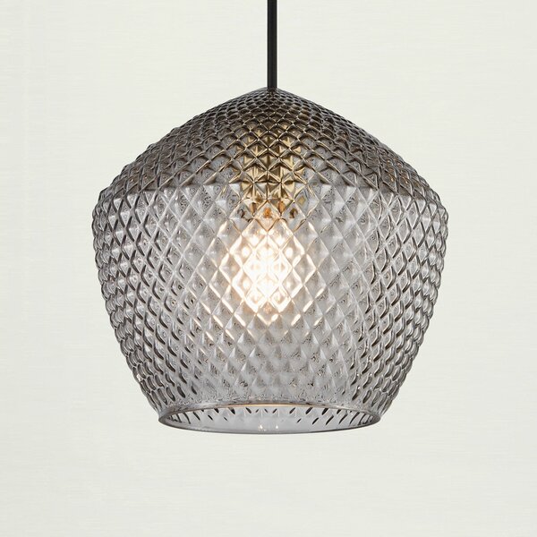 Lampada a sospensione Nordlux, Orbiform, dimmerabile, Grigio, Soggiorno, Vetro, Moderno
