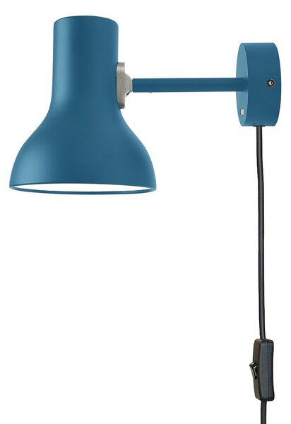 Applique da parete Anglepoise, Type 75 Mini, dimmerabile, Blu, Soggiorno, Metallo, Design