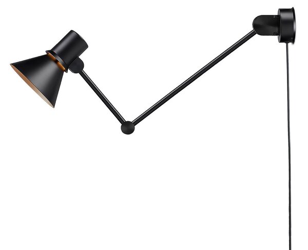 Applique da parete Anglepoise, Type 80 W3, Nero, Soggiorno, Metallo, Design