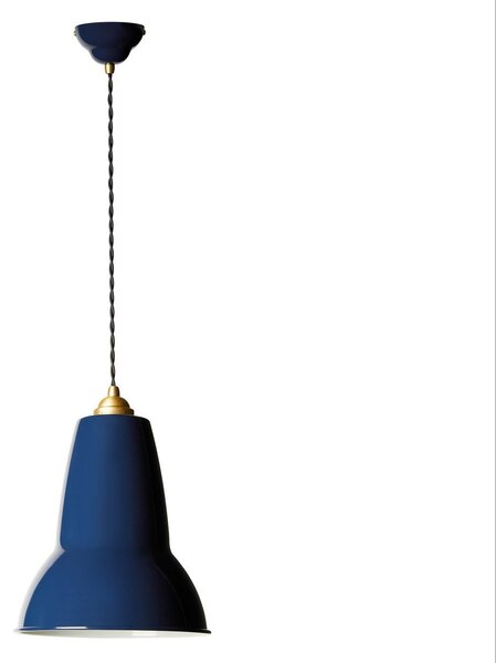 Lampada a sospensione Anglepoise, Original 1227 Brass Midi, dimmerabile, Blu, Soggiorno, Metallo, Design