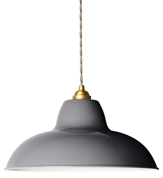 Lampada a sospensione Anglepoise, Original 1227 Brass Midi Wide, dimmerabile, Grigio, Soggiorno, Metallo, Design