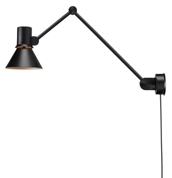 Applique da parete Anglepoise, Type 80 W3, Nero, Soggiorno, Metallo, Design