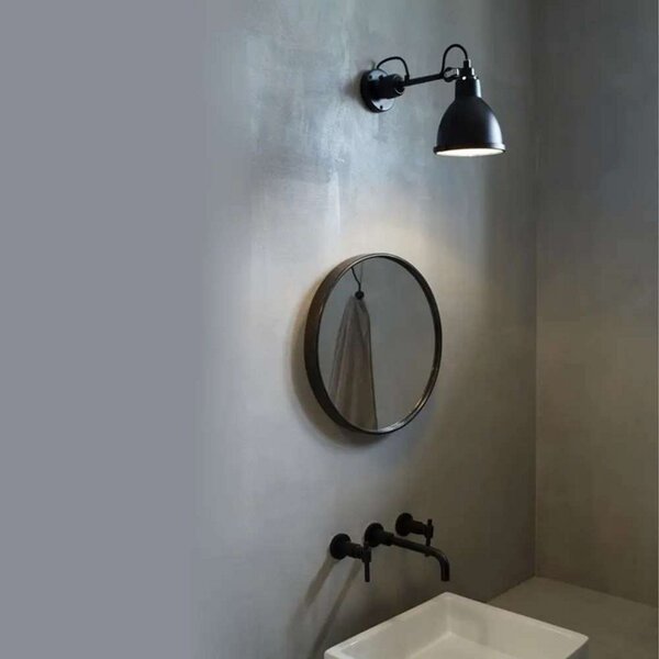 Applique da parete Lampe Gras, Bianco, Bagno, Metallo, Design