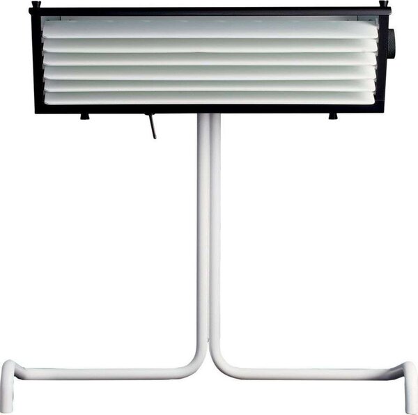 Biny Lampada da Tavolo con Interruttore Bianco/Nero/Bianco