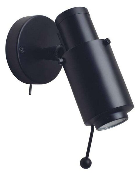 Biny Spot LED con Interruttore & Supporto Nero/Nero - DCW
