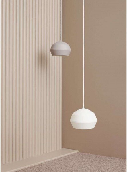 Lampada a sospensione Pholc, Bianco, Sala da pranzo, Alluminio