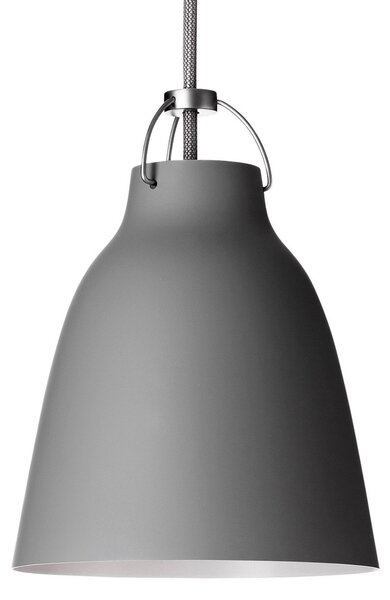 Lampada a sospensione FRITZ HANSEN, Caravaggio P1, dimmerabile, Grigio, Soggiorno, Metallo, Design