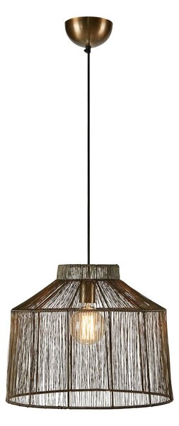 Lampada a sospensione Markslöjd, Capanna, dimmerabile, Bronzo / Ottone anticato, Soggiorno, Metallo