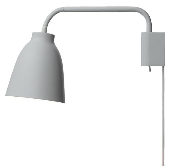 Applique da parete FRITZ HANSEN, Caravaggio, dimmerabile, Bianco, Soggiorno, Metallo, Design