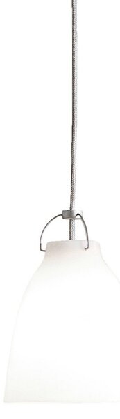 Lampada a sospensione FRITZ HANSEN, Caravaggio P1, dimmerabile, Bianco, Soggiorno, Vetro, Design