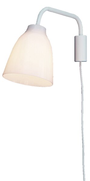 Applique da parete FRITZ HANSEN, Caravaggio, dimmerabile, Bianco, Soggiorno, Metallo, Design
