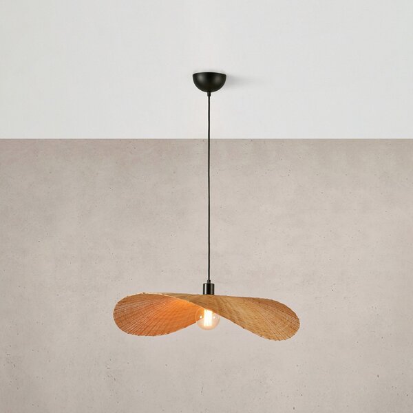 Lampada a sospensione Markslöjd, Rayo, dimmerabile, Legno, Soggiorno, Bambù, Boho