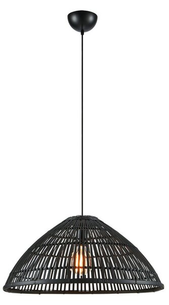 Lampada a sospensione Markslöjd, Capello, dimmerabile, Nero, Soggiorno, Bambù, Scandinavo