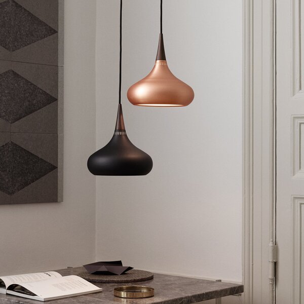 Lampada a sospensione FRITZ HANSEN, Orient P1, dimmerabile, Nero, Soggiorno, Metallo, Design
