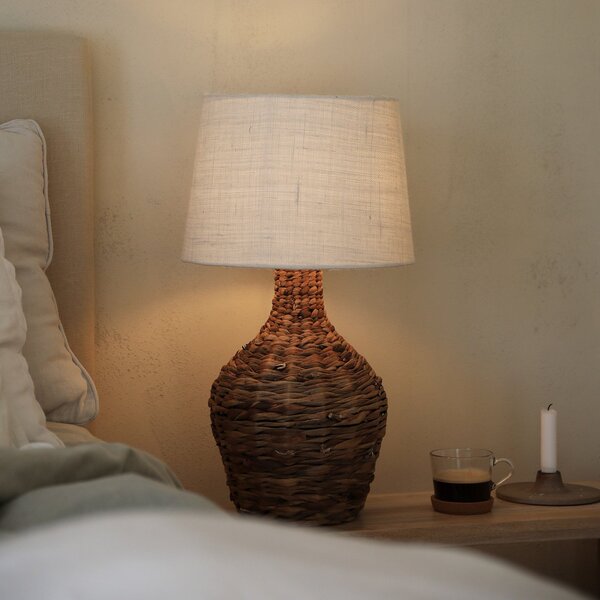 Lampade da tavolo Markslöjd, Paglia, Legno, Soggiorno, Legno