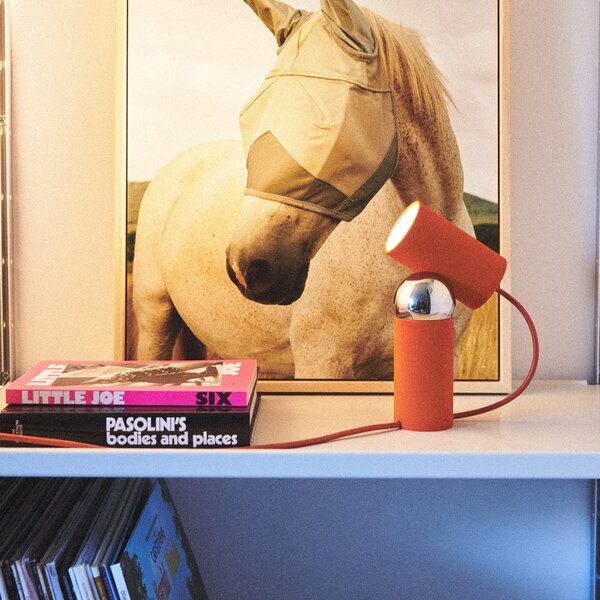 Lampade da tavolo FLOS, Bilboquet, Rosso, Soggiorno, Plastica, Design