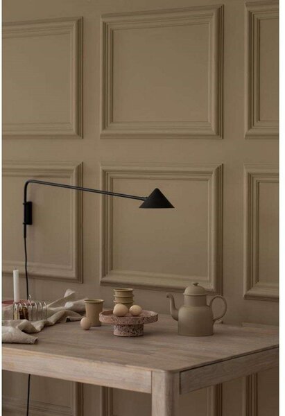 Applique da parete Watt & Veke, dimmerabile, Nero, Soggiorno, Metallo, Scandinavo