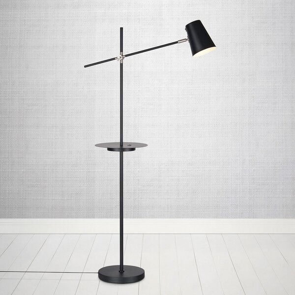 Lampada da terra Markslöjd, Linear, Nero, Soggiorno, Metallo, Scandinavo