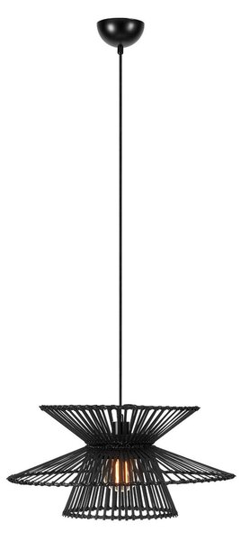 Lampada a sospensione Markslöjd, Duplici, Nero, Soggiorno, Bambù