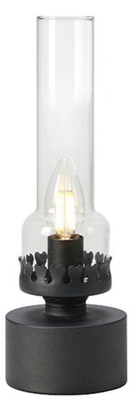 Kandella 1 Lampada da Tavolo Sandy Black/Clear - Markslöjd