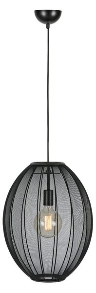 Lampada a sospensione Markslöjd, Florence, dimmerabile, Nero, Soggiorno, Tessuto / Tessile, Scandinavo