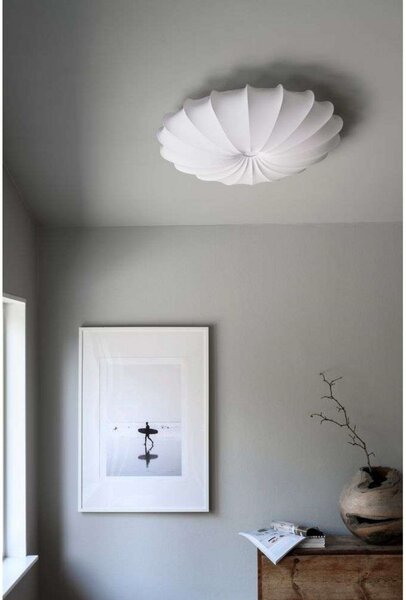 Plafoniera Watt & Veke, dimmerabile, Bianco, Camera da letto, Tessuto / Tessile, Scandinavo