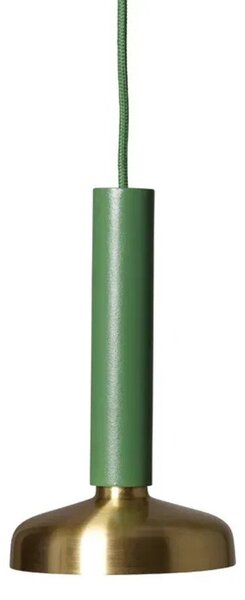 Lampada a sospensione Pholc, Verde, Soggiorno, Metallo
