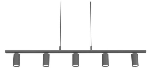 Lampada a sospensione Belid, Nero, Sala da pranzo, Metallo