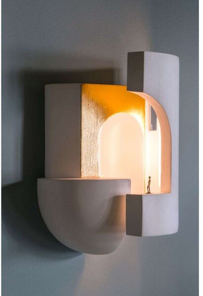 Applique da parete DCW, Dorato / Ottone, Plastica, Design