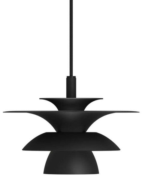 Lampada a sospensione Belid, Nero, Sala da pranzo, Metallo