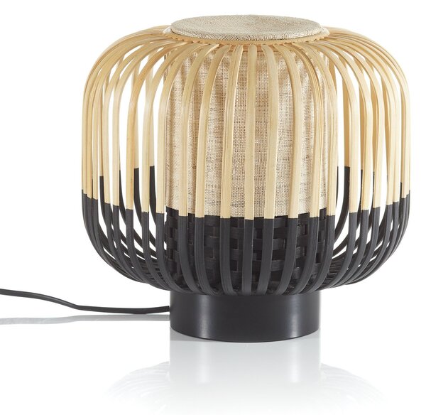 Lampade da tavolo Forestier, Bamboo Light S, Nero, Soggiorno, Bambù, Design