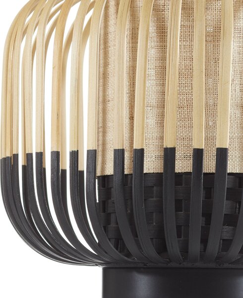 Lampade da tavolo Forestier, Bamboo Light S, Nero, Soggiorno, Bambù, Design