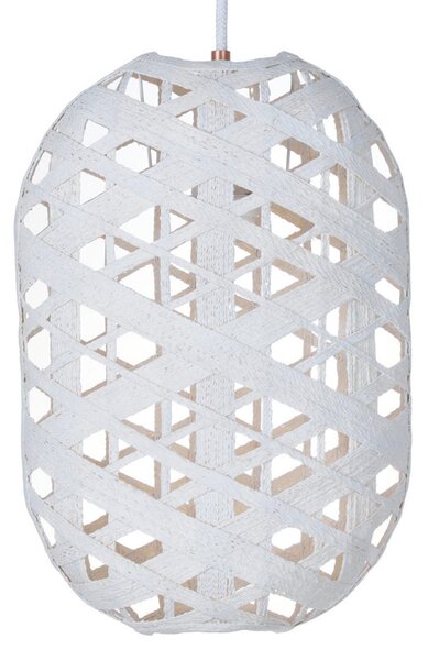 Lampada a sospensione Forestier, Capsule S, dimmerabile, Bianco, Soggiorno, Bambù, Design