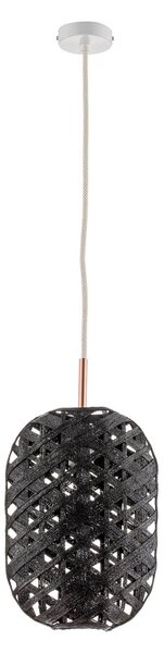 Lampada a sospensione Forestier, Capsule S, dimmerabile, Nero, Soggiorno, Bambù, Design