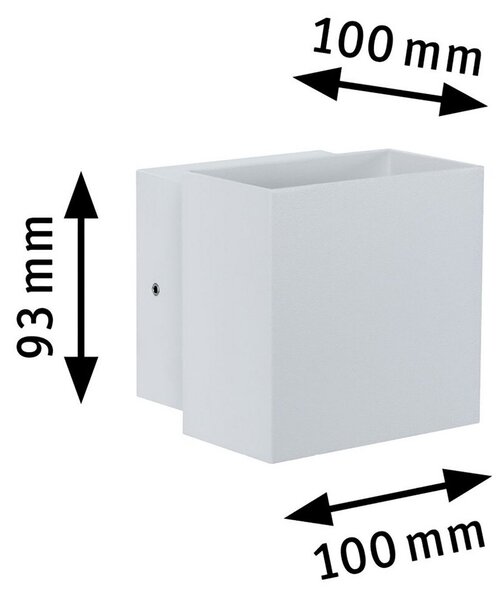 Lampade da esterno Paulmann, Cybo, Bianco, Metallo, Moderno