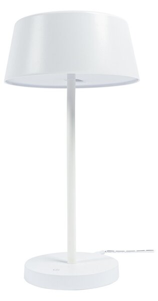 Lampade da tavolo Lindby, Milica, dimmerabile, Bianco, Soggiorno, Metallo, Scandinavo