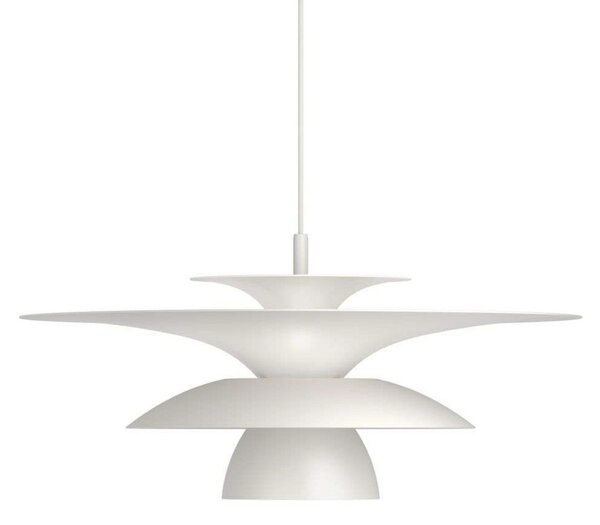 Lampada a sospensione Belid, Bianco, Sala da pranzo, Metallo
