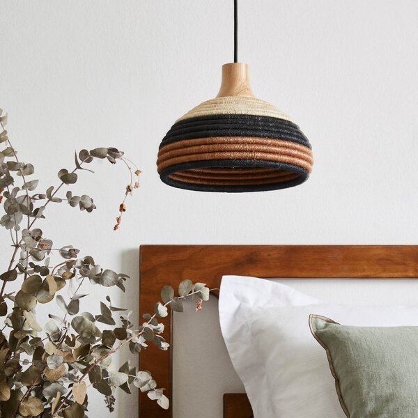 Lampada a sospensione Forestier, Grass XS, dimmerabile, Marrone / Ruggine, Soggiorno, Design