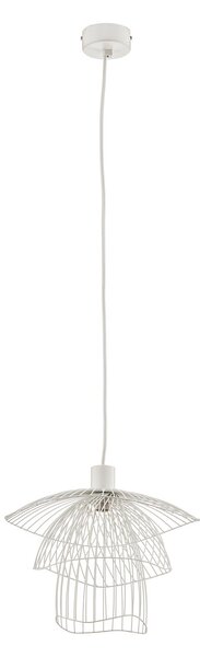 Lampada a sospensione Forestier, Papillon XS, dimmerabile, Bianco, Soggiorno, Metallo, Design