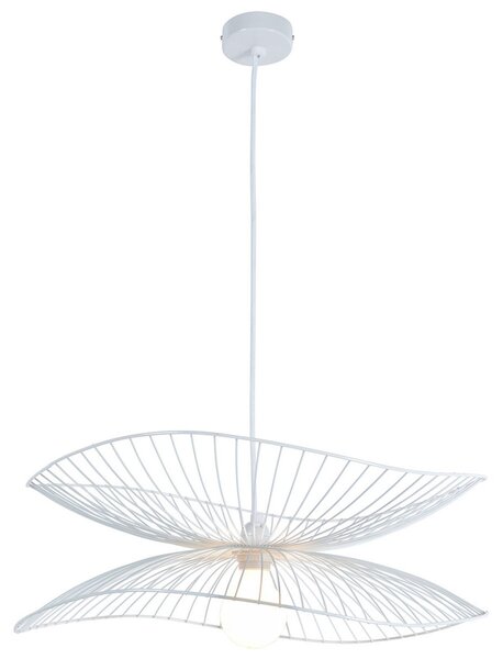Lampada a sospensione Forestier, Libellule S, dimmerabile, Bianco, Soggiorno, Metallo, Design