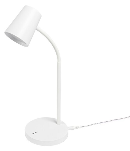 Lampade da tavolo Lindby, Ailina, dimmerabile, Bianco, Studio / Ufficio, Plastica, Moderno