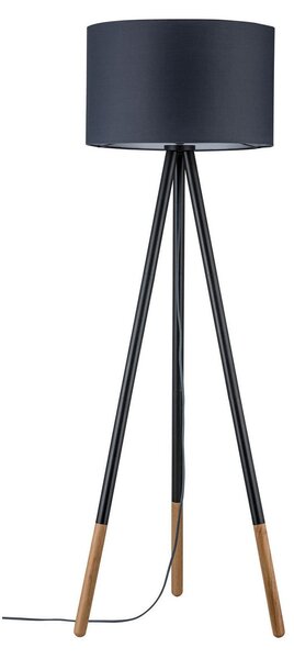 Lampada da terra Paulmann, Neordic Rurik, Nero, Soggiorno, Metallo, Scandinavo