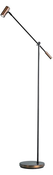 Lampada da terra Belid, Grigio, Soggiorno, Metallo