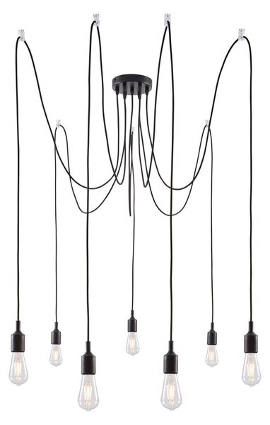 Lampada a sospensione Paulmann, Neordic Ketil, dimmerabile, Nero, Soggiorno, Plastica, Scandinavo