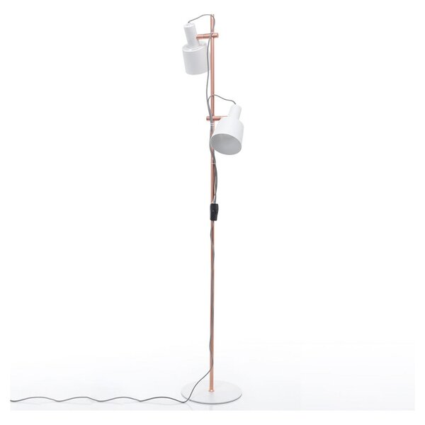 Lampada da terra Paulmann, Haldar, Bianco, Soggiorno, Metallo, Moderno
