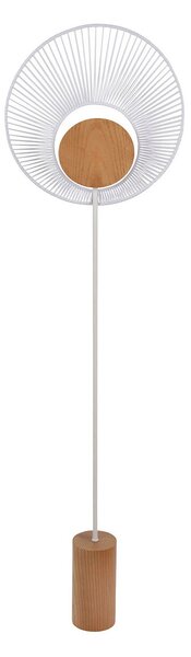 Lampada da terra Forestier, Oyster, Bianco, Soggiorno, Metallo, Design
