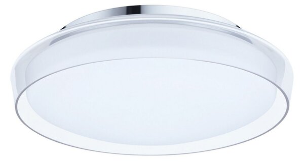 Plafoniera Paulmann, Luena, Metallizzato, Bagno, Metallo, Moderno