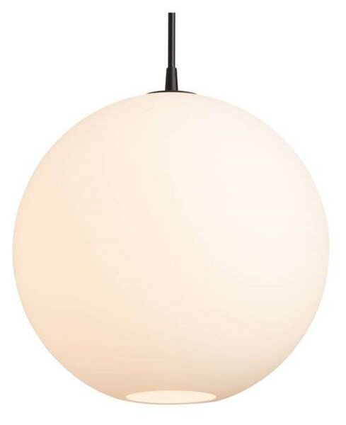 Lampada a sospensione Belid, dimmerabile, Nero, Sala da pranzo, Vetro