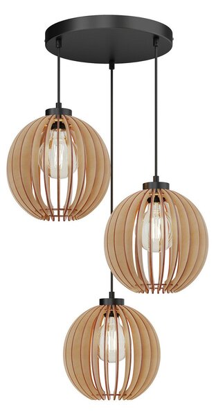 Lampada a sospensione Envostar, Clay, dimmerabile, Legno, Soggiorno, Legno, Scandinavo